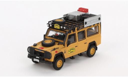 Diecast model cars Land Rover Defender 110 1989 Team Turkey Camel Trophy 1/64 Mini GT