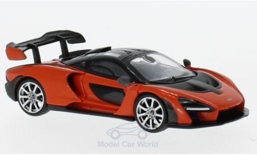 Diecast model cars McLaren Senna Base orange 1/18 Mini GT