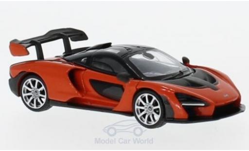Diecast model cars McLaren Senna Base orange RHD 1/18 Mini GT