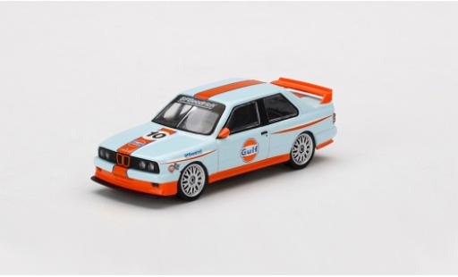 Diecast model cars Bmw M3 coupe (E30) Gulf 1/64 Mini GT