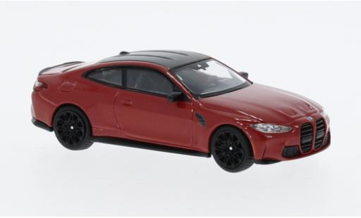 Diecast model cars Bmw M4 Competition (G82) metallise red 1/64 Mini GT