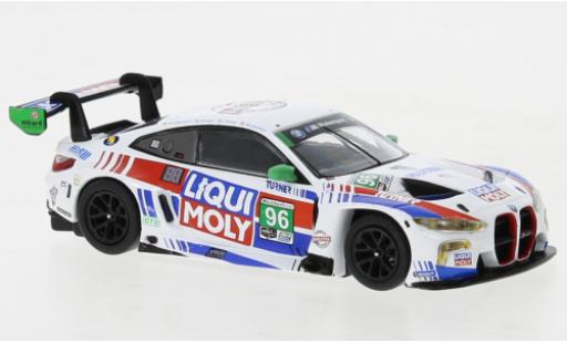 Diecast model cars Bmw M4 gt3 No.96 Turner Motorsport Liqui Moly IMSA 24h Daytona 2022 1/64 Mini GT