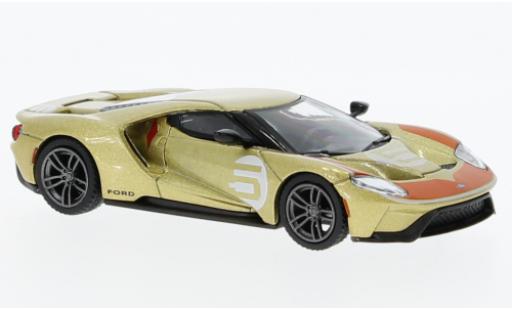 Diecast model cars Ford GT Heritage Edition dor&Atilde;&copy; 1/64 Mini GT
