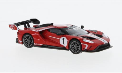 Diecast model cars Ford GT Heritage Edition red 1/64 Mini GT