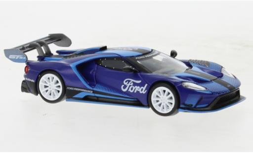 Diecast model cars Ford GT MK II Performance blue 1/64 Mini GT