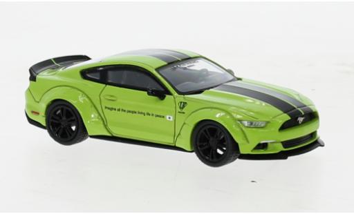 Diecast model cars Ford Mustang GT LB Works green 1/64 Mini GT
