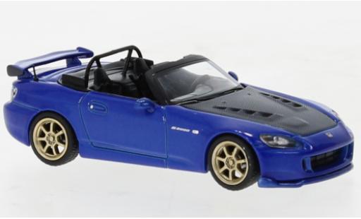 Diecast model cars Honda S2000 Mugen (AP2) metallise blue 1/64 Mini GT