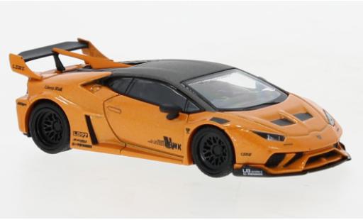 Diecast model cars Lamborghini Huracan Base GT LB Works metallise orange 1/64 Mini GT