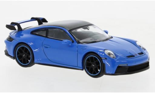 Diecast model cars Porsche 911 GT3 blue 1/64 Mini GT