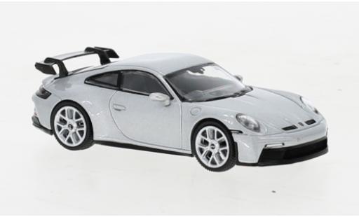 Diecast model cars Porsche 911 GT3 grey 1/64 Mini GT