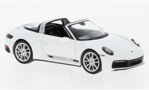 Diecast model cars Porsche 911 Targa S white 1/64 Mini GT