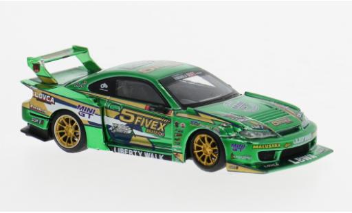 Diecast model cars Nissan Silvia S15 LB-Super Silhouette 2024 Fausto Racing 1/64 Mini GT