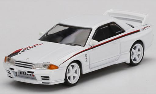 Diecast model cars Nissan Skyline R32 GT-R () Nismo S-Tune white/Dekor RHD 1/64 Mini GT