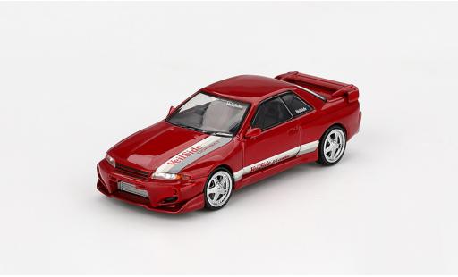 Diecast model cars Nissan Skyline R32 GT-R () red 1/64 Mini GT