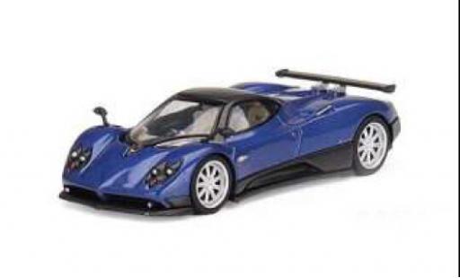 Diecast model cars Pagani Zonda F blue 2021 1/64 Mini GT