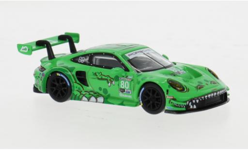 Diecast model cars Porsche 911 GT3 R 913 12h Sebring 2023 #80 1/64 Mini GT