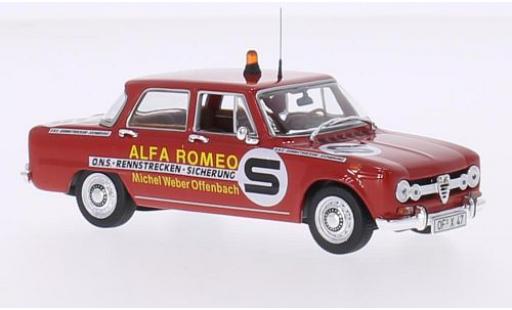 Diecast model cars Alfa Romeo Giulia Berlina ONS Rennstrecken-Sicherung 1973 1/43 Minichamps
