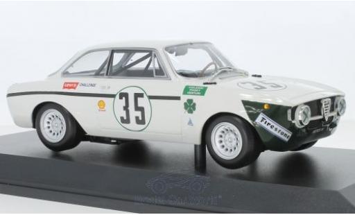 Diecast model cars Alfa Romeo Giulia gt junior 1300 A No.35 Autodelta 4h Jarama 1972 L.Colzani/Pooky/V.Venturi 1/18 Minichamps
