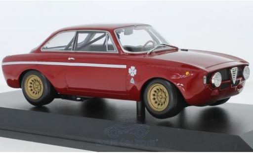 Diecast model cars Alfa Romeo Giulia gt junior 1300 A red 1971 1/18 Minichamps