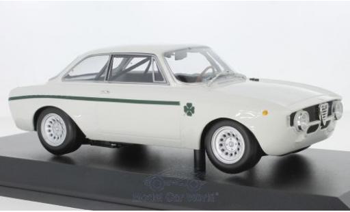 Diecast model cars Alfa Romeo Giulia gt junior 1300 A white 1971 1/18 Minichamps