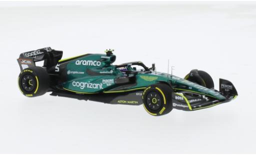 Diecast model cars Aston Martin AMR22 f1 2 No.5 Aramco Cognizant Team Cognizant formula 1 GP Abu Dhabi 2022 1/43 Minichamps