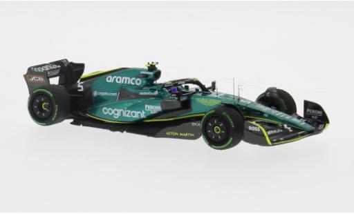 Diecast model cars Aston Martin AMR22 f1 2 No.5 Aramco Cognizant Team Cognizant formula 1 GP Singapur 2022 1/43 Minichamps