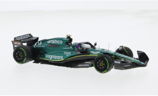 Diecast model cars Aston Martin AMR23 f1 3 No.14 Aramco Cognizant Team Cognizant formula 1 GP Monaco 2023 1/43 Minichamps