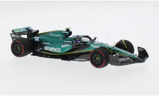 Diecast model cars Aston Martin AMR24 f1 4 No.14 Aramco Team Aramco formula 1 2024 1/43 Minichamps