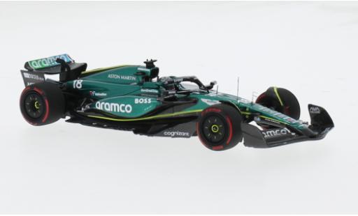 Diecast model cars Aston Martin AMR24 f1 4 No.18 Aramco Team Aramco formula 1 2024 1/43 Minichamps