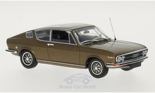 Diecast model cars Audi 100 coupe metallic brown 1969 1/43 Minichamps