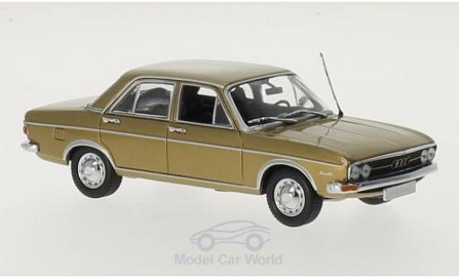 Diecast model cars Audi 100 berline gold 1969 1/43 Minichamps