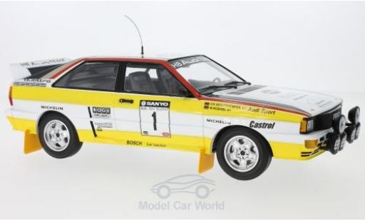 Diecast model cars Audi Quattro a2 No.1 Sport Rally WM Rally Neuseeland 1984 W.R&Atilde;&para;hrl/C.Geistd&Atilde;&para;rfer 1/18 Minichamps