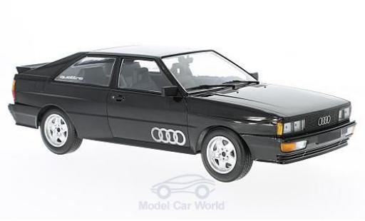 Diecast model cars Audi Quattro coupe metallic black 1980 1/18 Minichamps