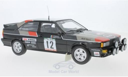 Diecast model cars Audi Quattro rallye No.12 Sport Rally WM Rally Portugal 1981 M.Mouton/F.Pons 1/18 Minichamps