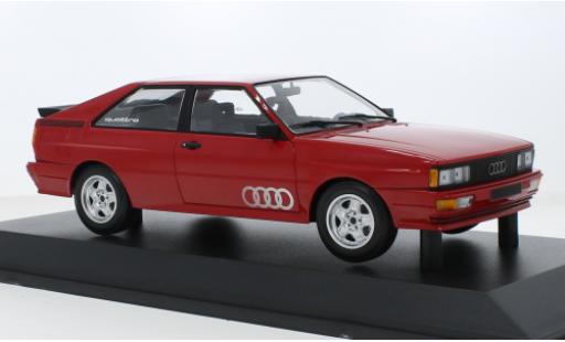 Diecast model cars Audi Quattro coupe red 1980 1/18 Minichamps