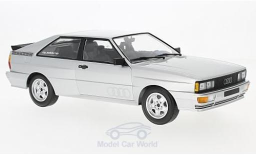 Diecast model cars Audi Quattro coupe grey 1980 1/18 Minichamps