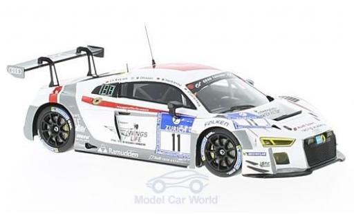 Diecast model cars Audi R8 lms No.11 Race Experience 24h N&Atilde;&frac14;rburgring 2016 C.Bollrath/M.Ohlsson/M.Hackl&Atilde;&curren;nder/R.Oeverhaus 1/43 Minichamps