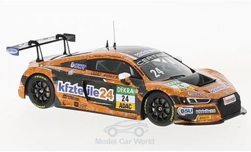 Diecast model cars Audi R8 gt LMS No.24 BWT M&Atilde;&frac14;cke Motorsport Kfzteile24 ADAC Masters 2017 F.Salaquarda/M.Winkelhock 1/43 Minichamps