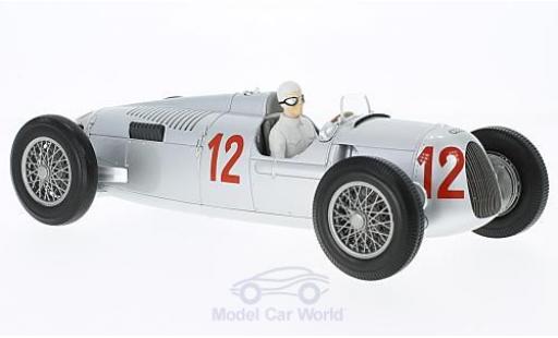 Diecast model cars Auto Union Typ C course No.12 formula 1 GP Budapest 1936 H.piece 1/18 Minichamps