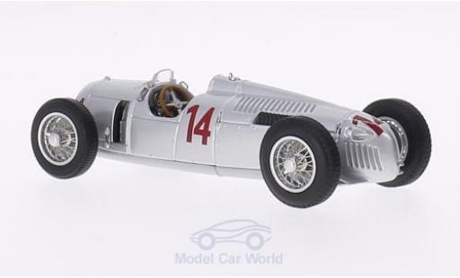 Diecast model cars Auto Union Typ C course No.14 GP Ungarn 1936 A.Varzi 1/43 Minichamps
