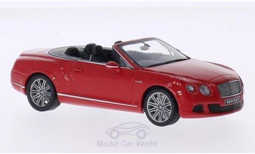 Diecast model cars Bentley Continental GTC Speed red 2012 1/43 Minichamps