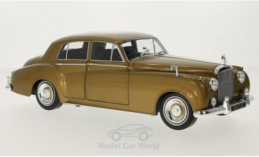 Diecast model cars Bentley S2 berline gold RHD 1960 1/18 Minichamps
