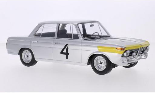 Diecast model cars Bmw 1800 TiSA No.4 24h Spa 1965 J.Ickx/G.van Ophem 1/18 Minichamps