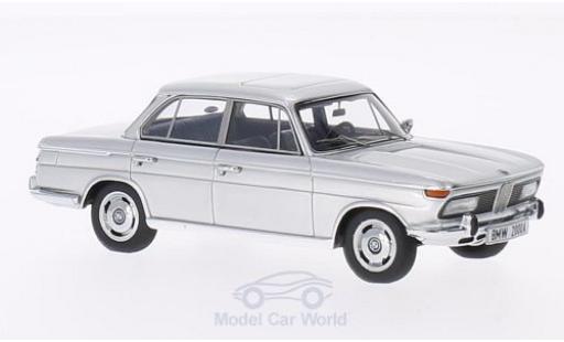 Diecast model cars Bmw 2000 a grey 1962 1/43 Minichamps