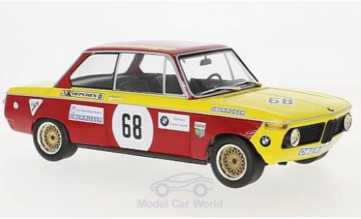 Diecast model cars Bmw 2002 course No.68 Autohaus Speidel Hockenheim 1970 J.Obermoser 1/18 Minichamps