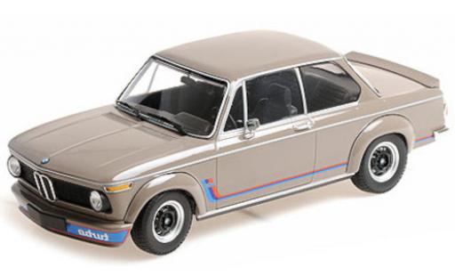 Diecast model cars Bmw 2002 Turbo beige/Dekor 1972 1/18 Minichamps