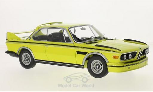Diecast model cars Bmw 3.0 CSL (E9) yellow/Dekor 1972 1/18 Minichamps