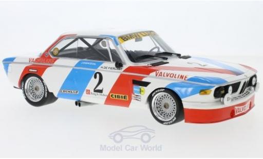 Diecast model cars Bmw 3.0 CSL No.2 Luigi Racing 24h Spa 1975 H.de Fierlant/J.Xhenceval 1/18 Minichamps