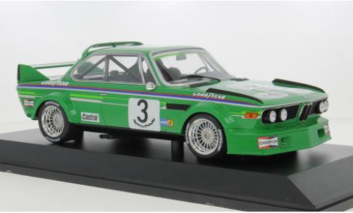 Diecast model cars Bmw 3.0 CSL No.3 Sorini Br&Atilde;&frac14;nn 1978 1/18 Minichamps