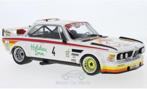 Diecast model cars Bmw 3.0 CSL No.4 Juma Tuning Holiday Inn GP N&Atilde;&frac14;rburgring 1976 A.Corbisier/E.Joosen/R.Berndtson 1/18 Minichamps